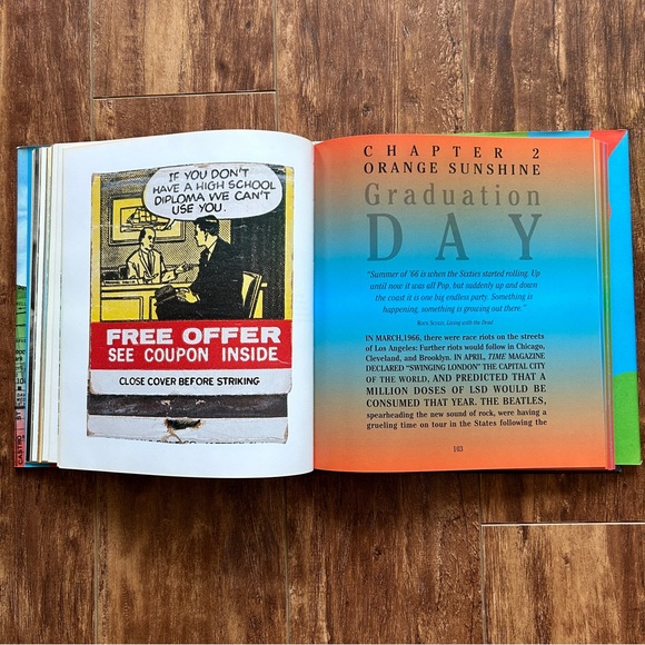 Vintage book Beneath the diamond sky haight-ashbury 1965-1970 Hoskyns California - Picture 6 of 13